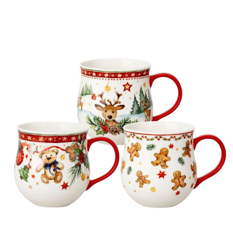 Hutschenreuther mugs with christmas motifs