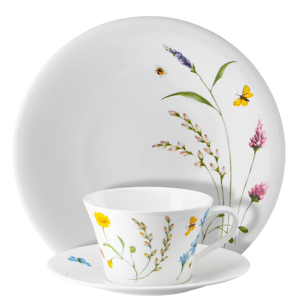 Hutschenreuther Nora Spring Vibes plate & cup & saucer