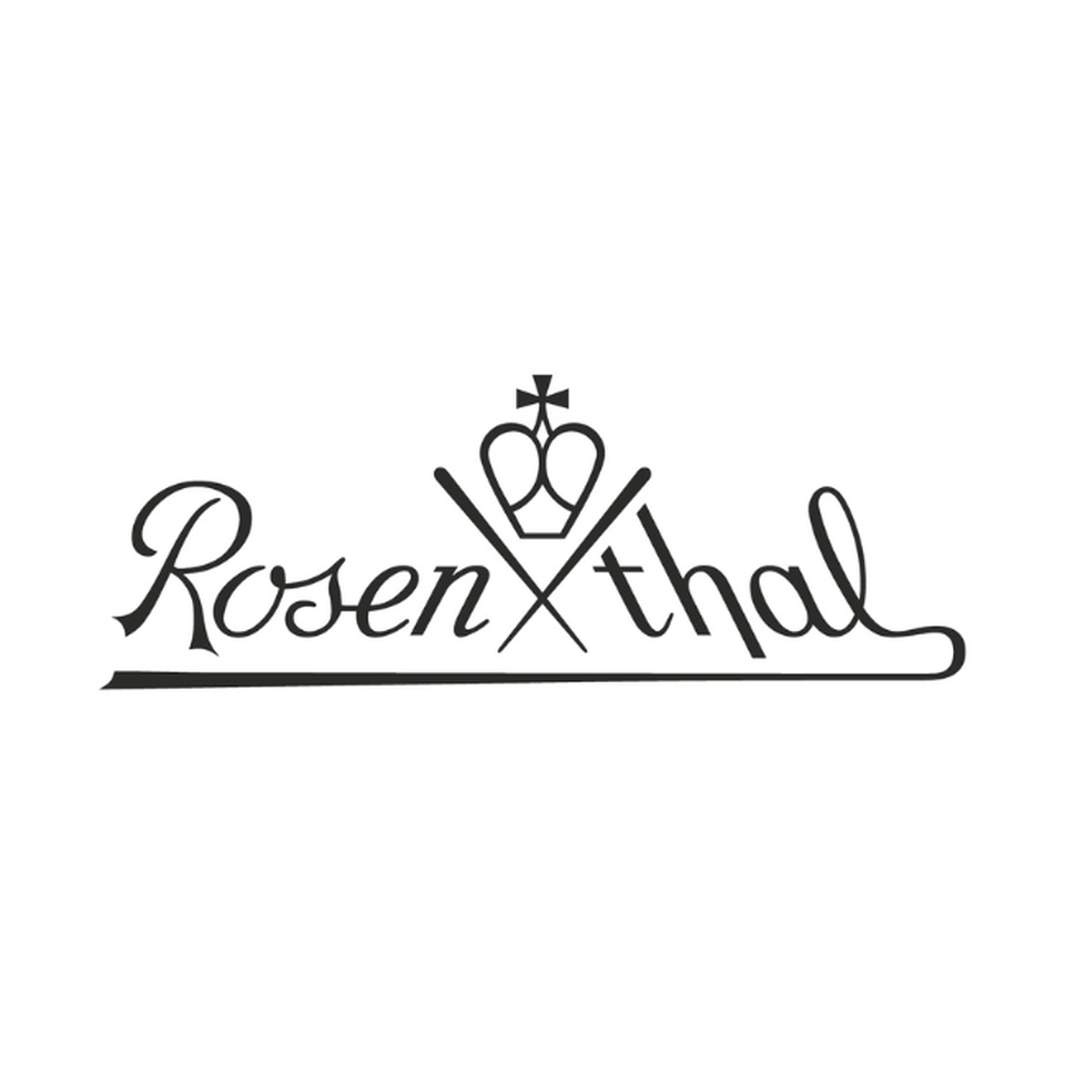 Logo of the porcelain brand Rosenthal.