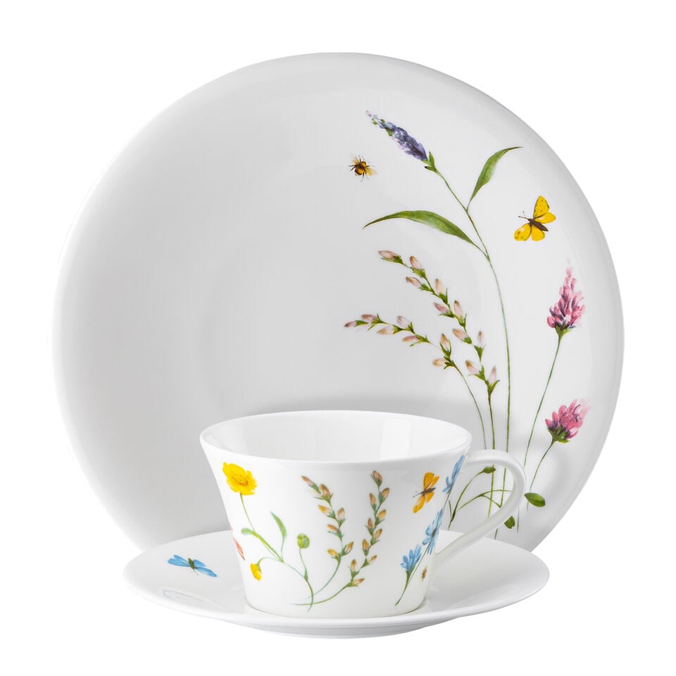 Hutschenreuther Nora Spring Vibes plate & cup & saucer