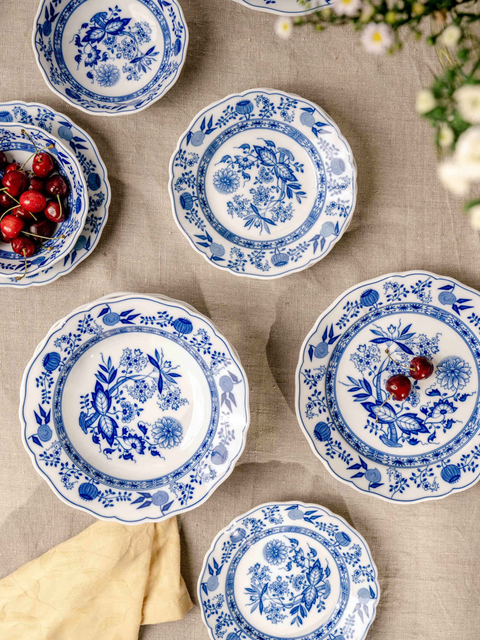 Blue china dishes shop