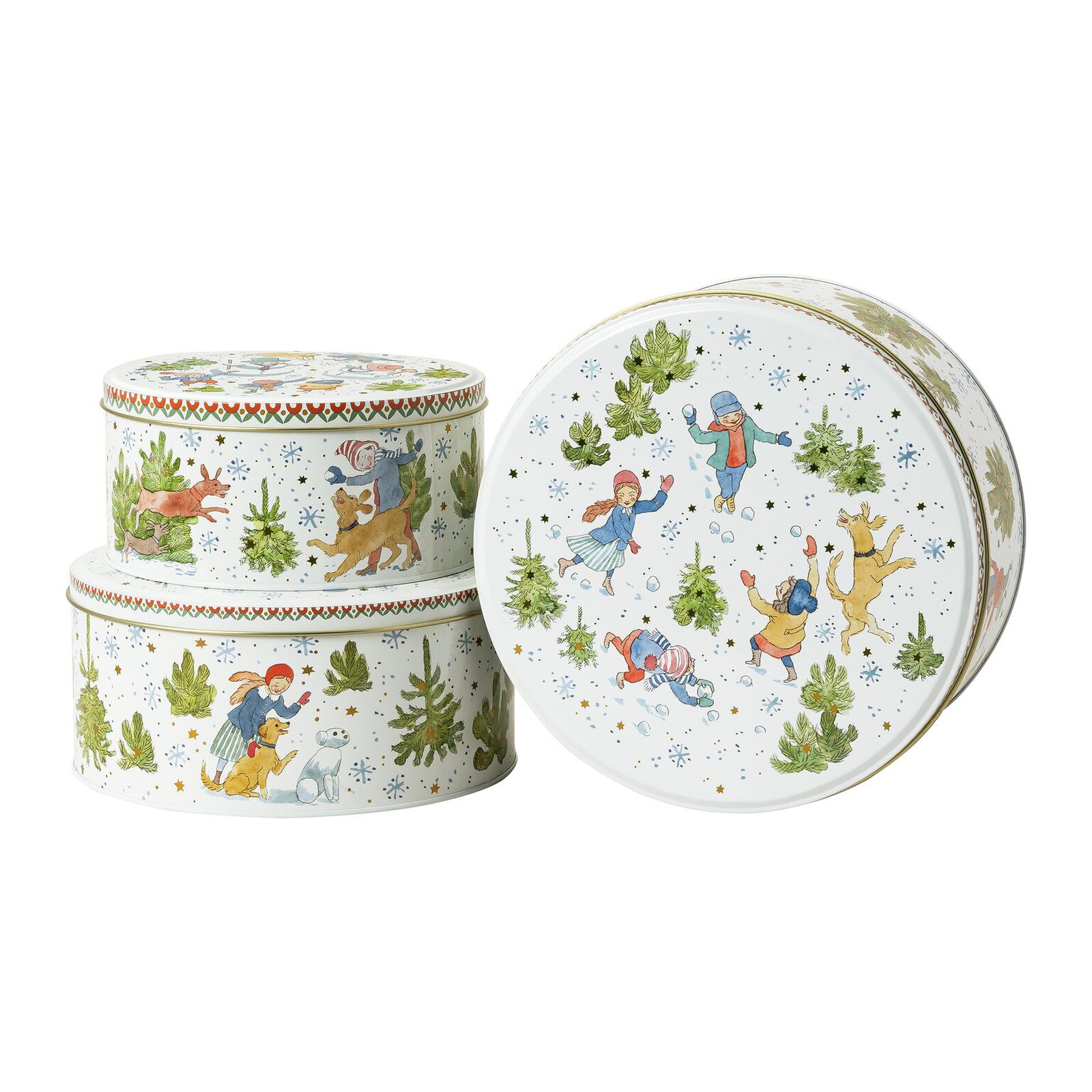 Set 3 biscuit tins image number null