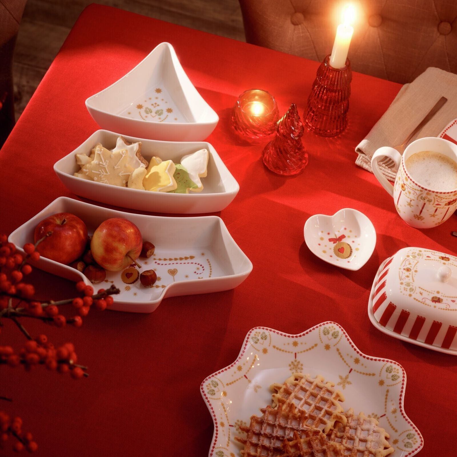 Set 3 coppe albero di Natale image number null