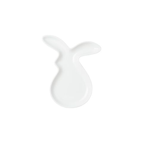 Rabbit dish/plate 19 x 14 cm