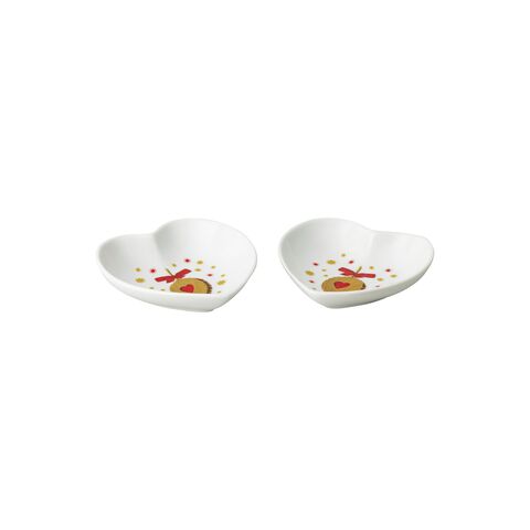 Set 2 coppe a cuore 9 cm