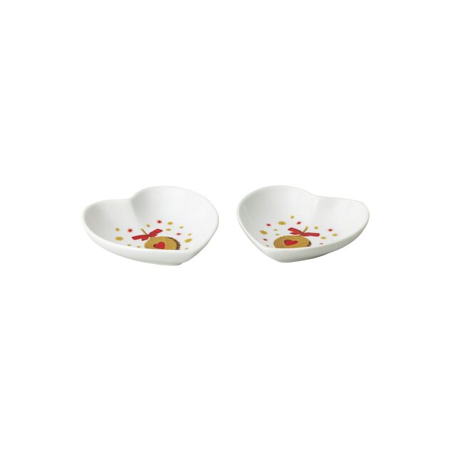 Set 2 coppe a cuore 9 cm image number 0