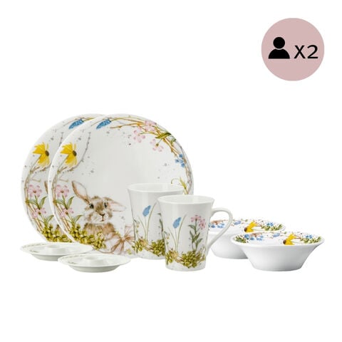 Easter Breakfast Set for 2 , 8-piece set