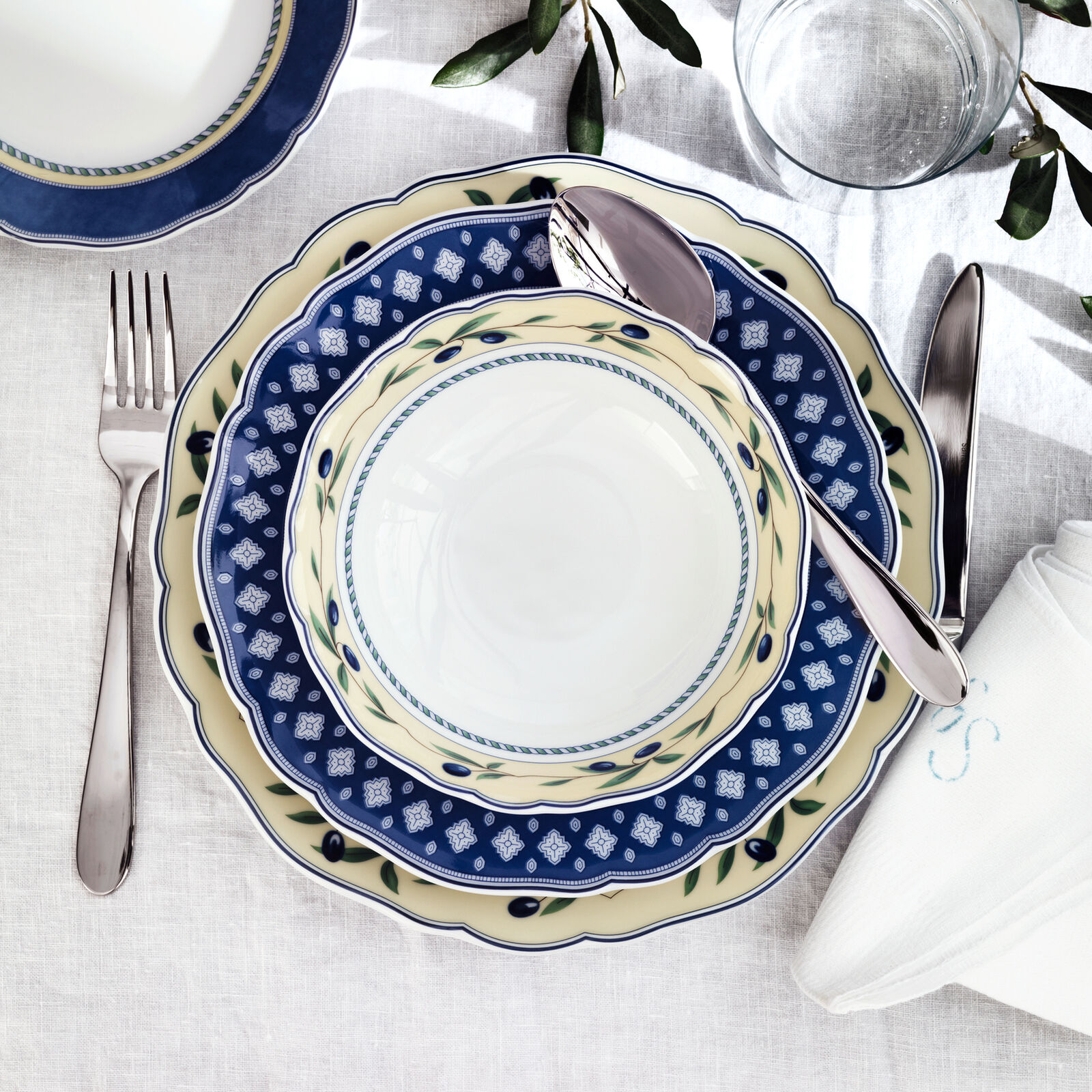 Speiseteller 25 cm Fahne image number null