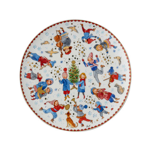 Biscuit plate 28 cm