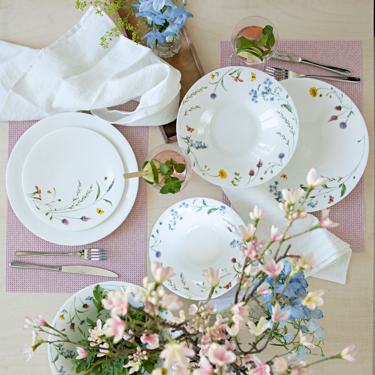 Hutschenreuther Porcelain, Plate 22 cm, Nora Spring Vibes