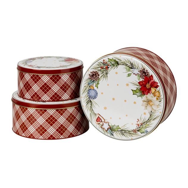 Set 3 biscuit tins image number 0