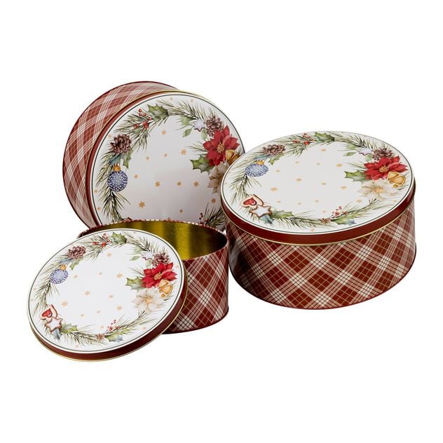 Set 3 biscuit tins image number 1