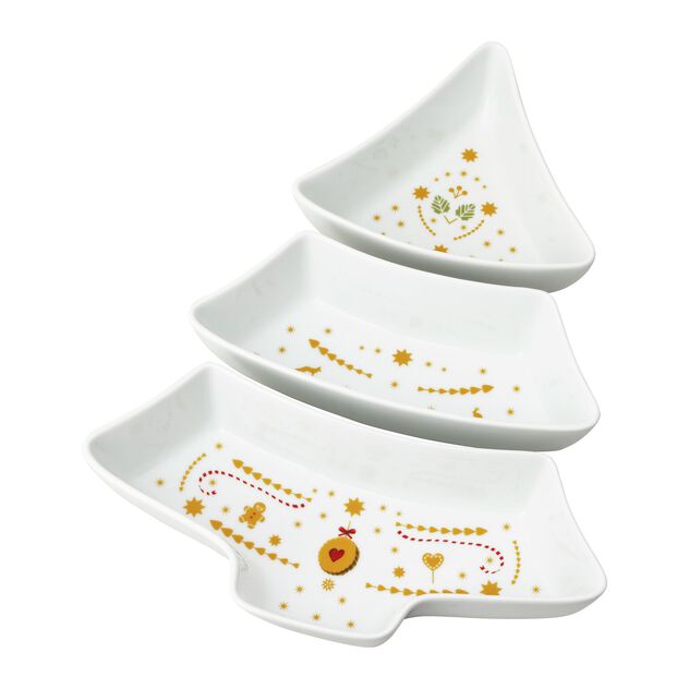 Set 3 coppe albero di Natale image number 1