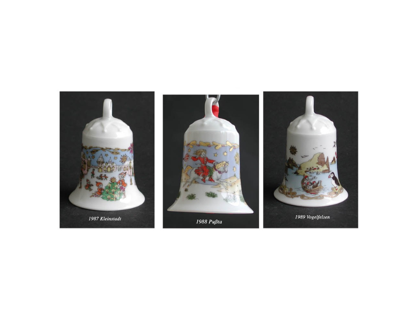 Hutschenreuther Weihnachtsglocken 1987-1989